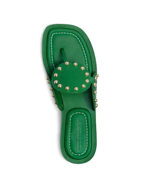 Sandale Bernardo cu tepi verde