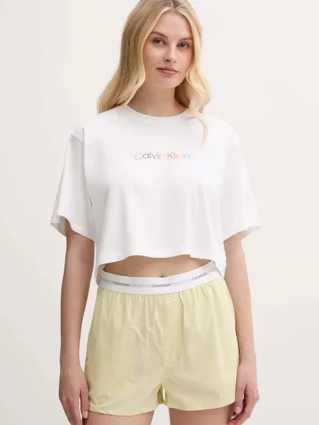 Elegantné tričko Calvin Klein Underwear biela