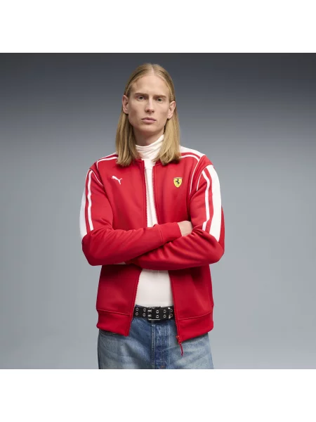 PUMA bluza dresowa Scuderia Ferrari Akcesoria S czerwony