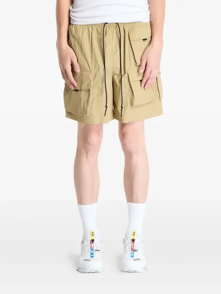 Kratke hlače kargo Nike od brušene kože siva