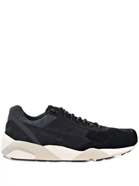 Sneakerși Puma Suede din piele de căprioară negru