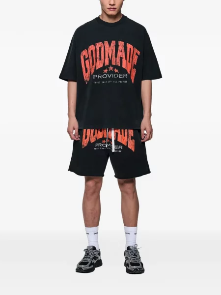 Шорти Godmade с принт черно