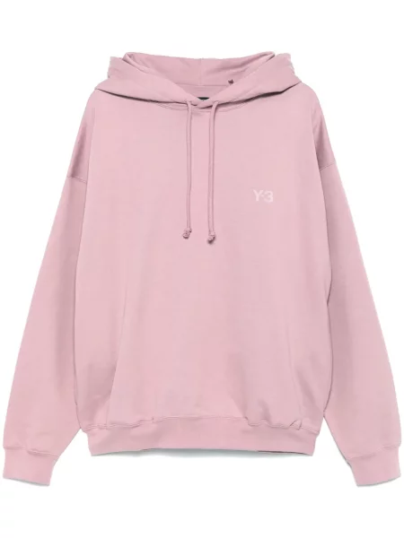 Hanorac cu glugă Y-3 din material terry violet