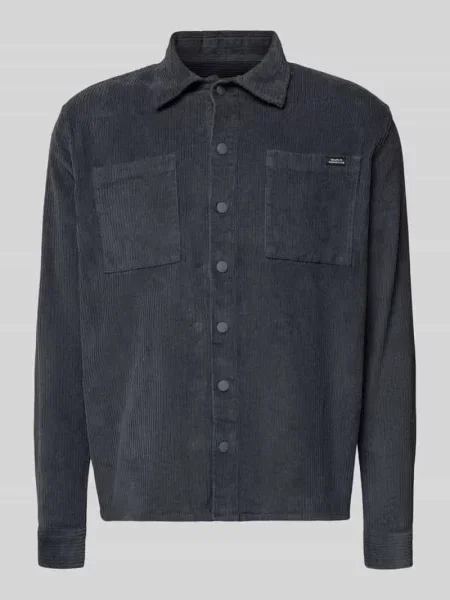 Kurtka koszulowa o kroju regular fit ze sztruksu model ‘FABER’ Blend