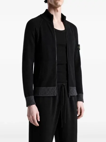 Pulover Stone Island cu strasuri negru