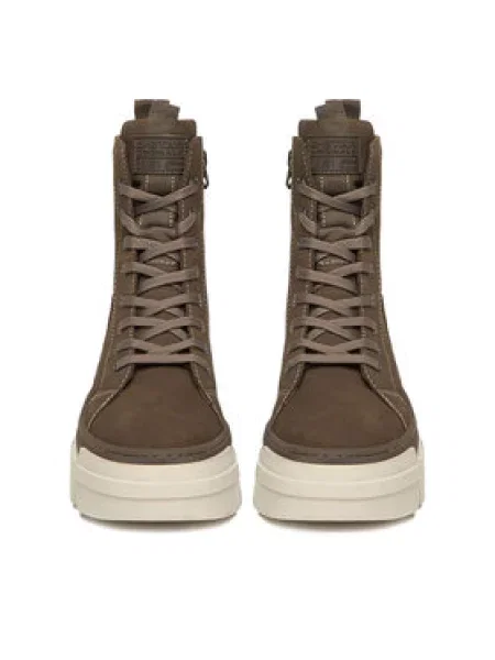 Kotníková obuv G-Star Raw hnědé