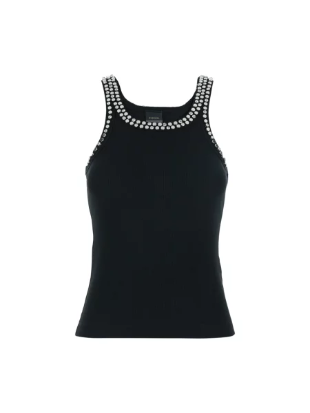 Dzianinowy top Pinko czarny