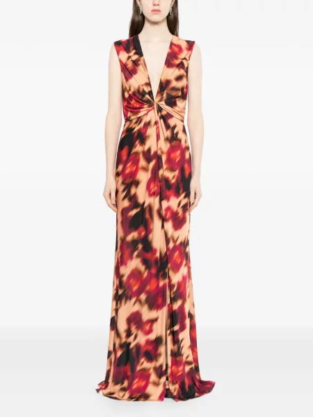 Rochie maxi Amsale cu imagine cu decolteu în V