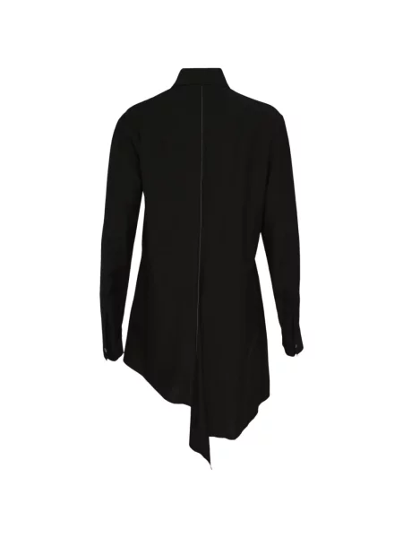 Cămașă Yohji Yamamoto asimetrică negru
