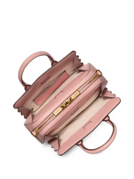 Matlasat geanta crossbody Michael Michael Kors cu autograf maro