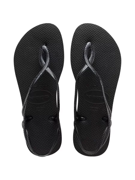 Havaianas sandali črna