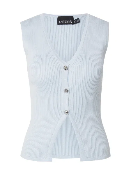 PIECES Vestă PCAVA deschis albastru