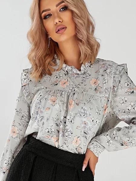 Блуза LadyLike сірий