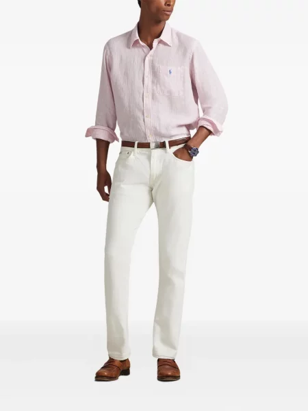 Șapcă Polo Ralph Lauren cu broderie din țesătură twill în carouri albastru