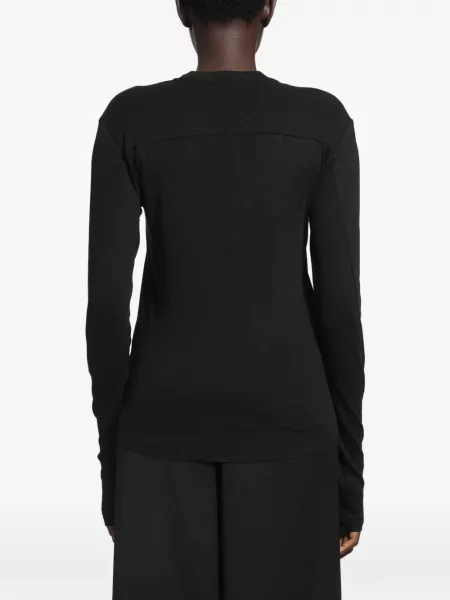 Tricou Thom Krom cu decolteu în V negru