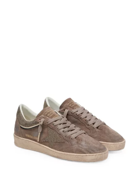 Με κολάρο τοπ Golden Goose σουέτ χωρίς τακούνι καφέ