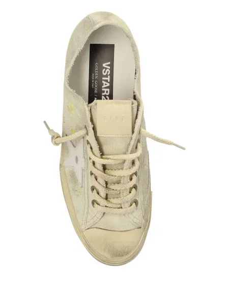Маратонки Golden Goose бродирани на цветя златисто