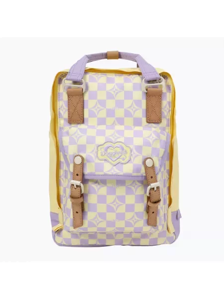 Plecak miejski Doughnut Macaroon Kaleido Series 16 l buttery checked beżowy