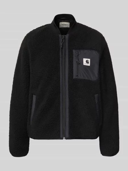 Carhartt Wip Kurtka Z Futerkiem Janet schwarz Carhartt Work In Progress czarna