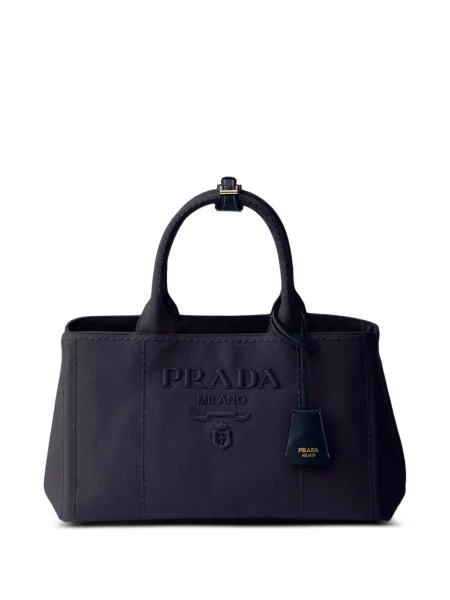 Geantă Prada din canvas albastru