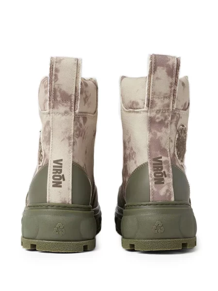 Botine Virón cu imagine cu model camuflaj verde