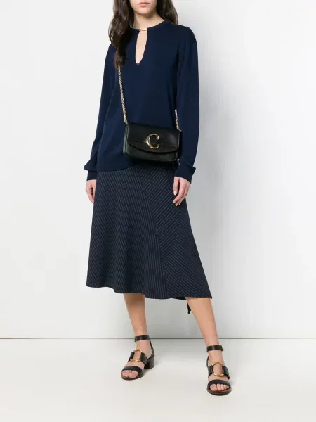 Pulover Chloé albastru