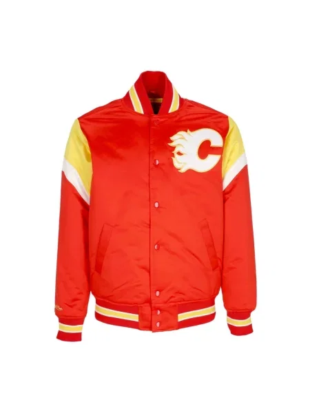 Kurtka bomber Mitchell & Ness czerwony