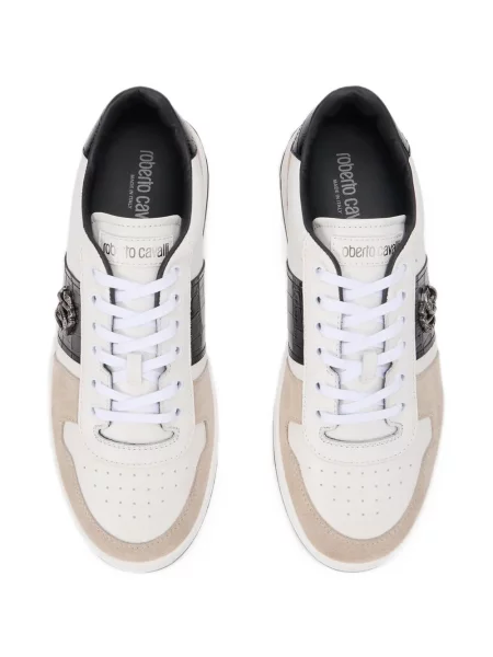 Sneakersy Roberto Cavalli białe