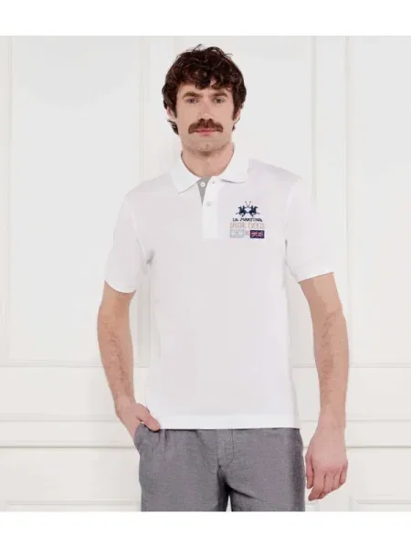 La Martina Polo | pique alb