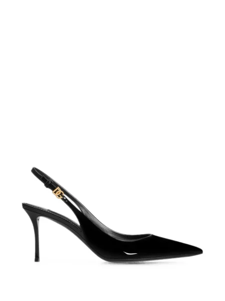 Pantofi cu toc Dolce & Gabbana slingback negru