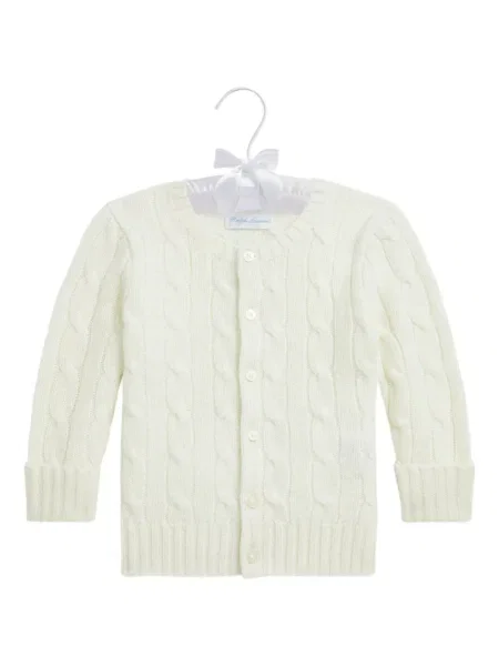 Dětské kardigan Polo Ralph Lauren bílý