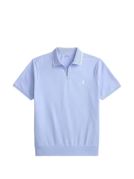 Hímzett kordbársony hosszú ing Polo Ralph Lauren lila