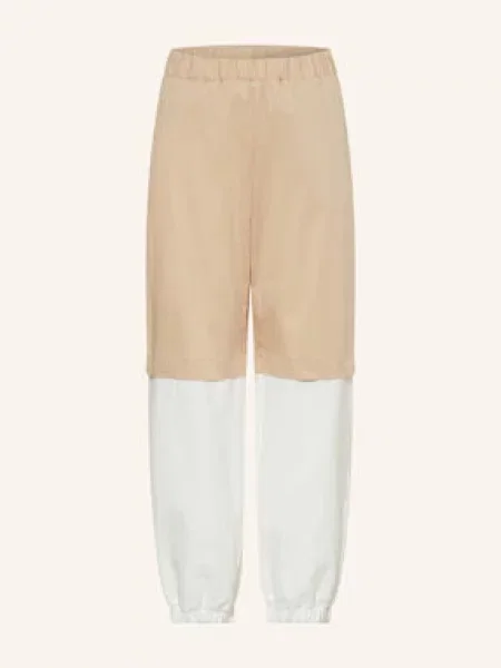 Fendi Spodnie beige beżowe