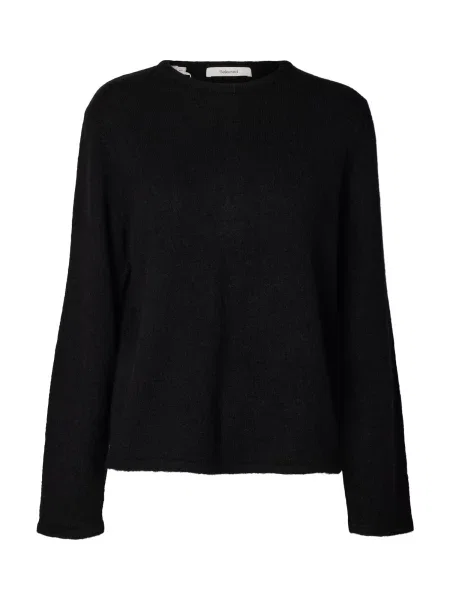 SELECTED Pulover SLWLulu' negru