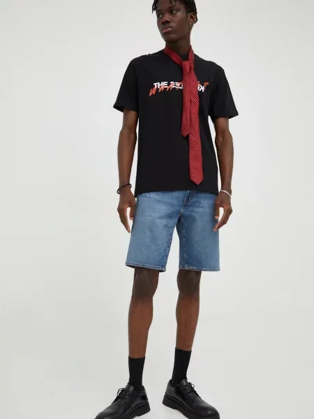 Kratka majica The Kooples črna