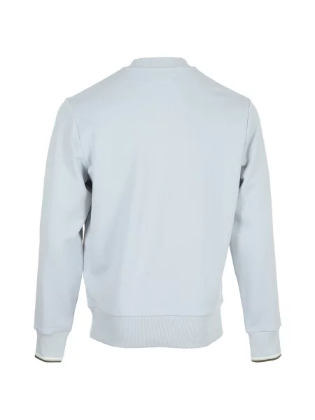 Mikina bez kapuce Fred Perry s kulatým výstřihem modrá