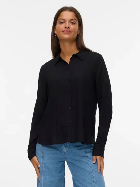 VERO MODA Bluză VMBUMPY' negru