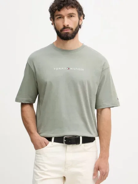 Tommy Hilfiger tričko pánske zelená