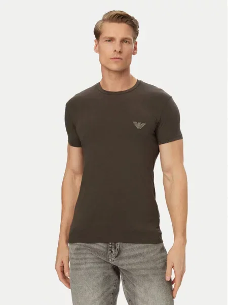Тениска Emporio Armani Underwear сиво