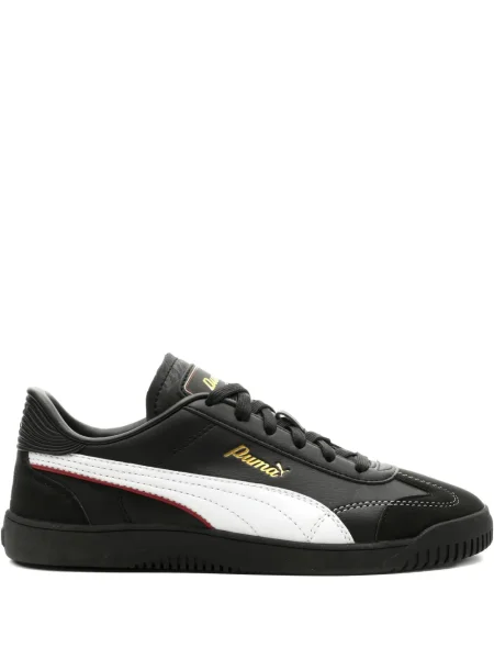 Sneakerși Puma cu șireturi din dantelă negru