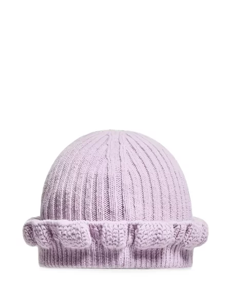 Czapka dziecięca Moncler Enfant fioletowa