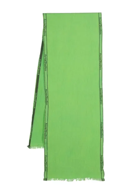 Fular Acne Studios din jacard verde