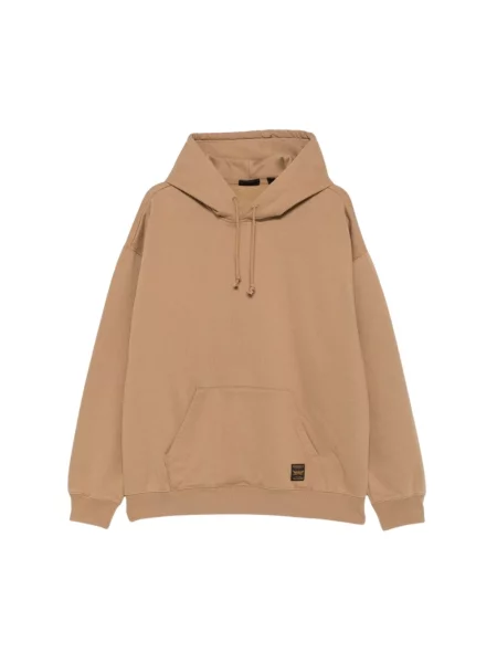 Bluza z kapturem Levi's z kapturem z logo beżowa