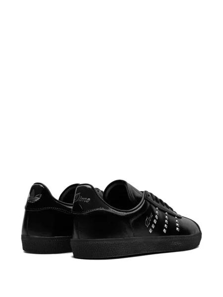 Sneakersy Adidas Gazelle z okrągłym dekoltem z nadrukiem niebieskie