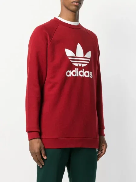 Hanorac crewneck Adidas roșu