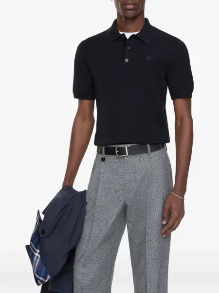 Polo Burberry κασμίρ μπλε