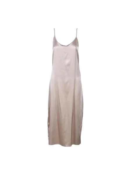 Jedwabna sukienka Wild Cashmere beżowa