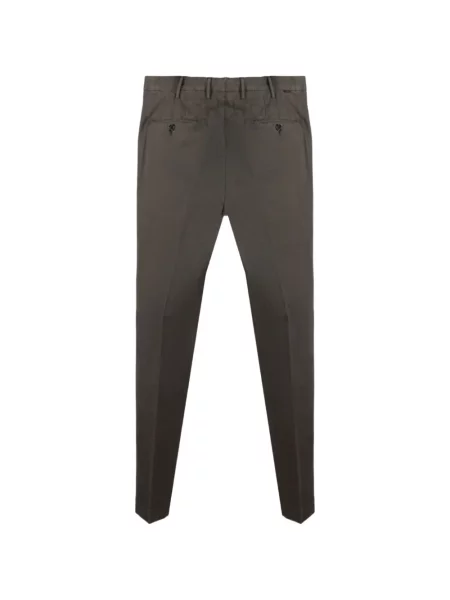 Pantaloni Incotex din țesătură twill gri