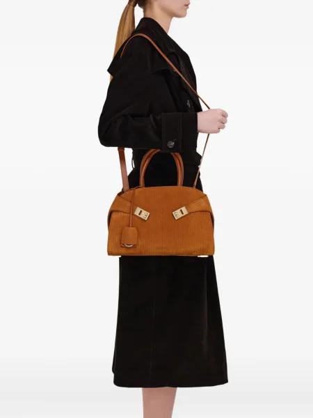 Geantă Ferragamo maro