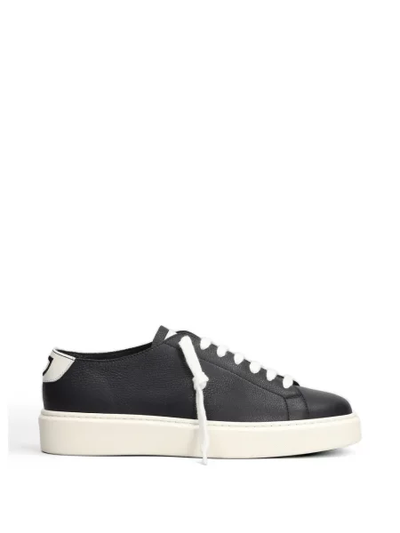 Sneakerși Doucal's din piele negru